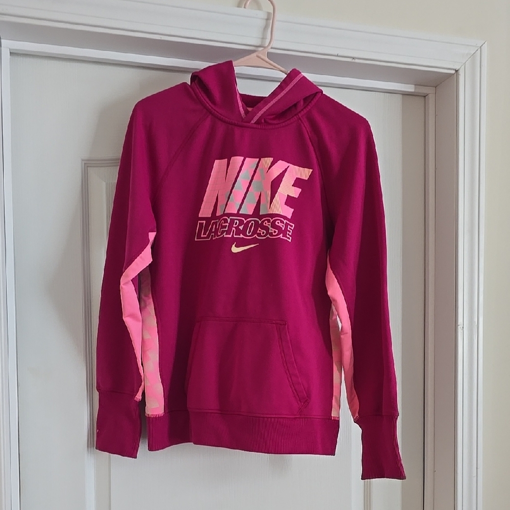 Nike Lacrosse Pink Hoodie
